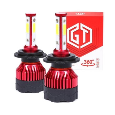 A set of LED bulbs H7 360-K5 GT COB 80W 20000lm