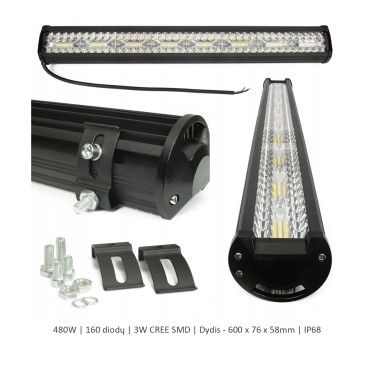 CREE LED BAR offroad panelė [120W-660W]