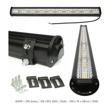 CREE LED BAR offroad panelė [120W-660W]