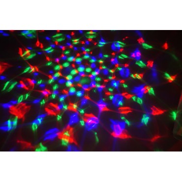 3W E27 RGB LED Disco Ball Besisukanti Lemputė