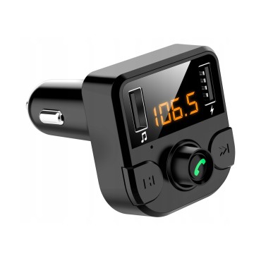 Juodas FM Bluetooth USB Moduliatorius ir pakrovėjas